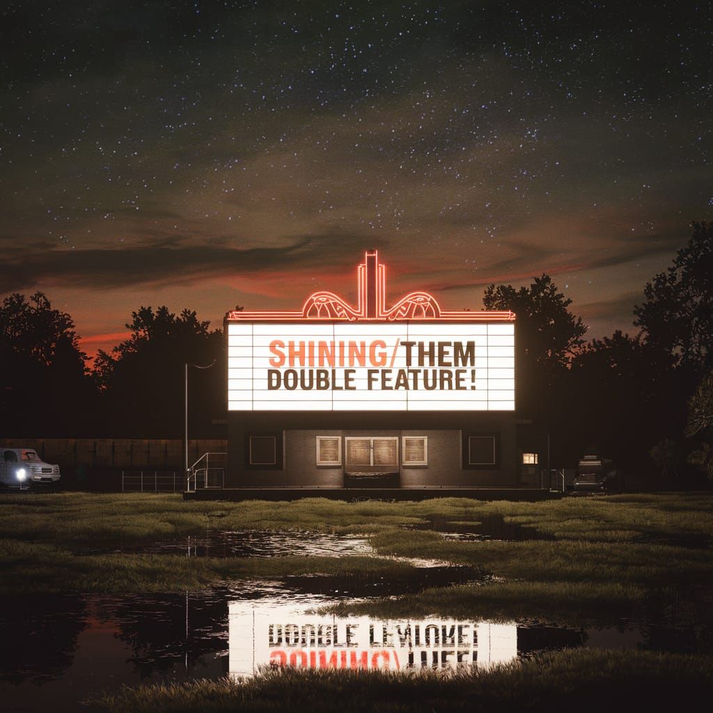 Drive-In Theater Featuring 'The Shining' Double Feature