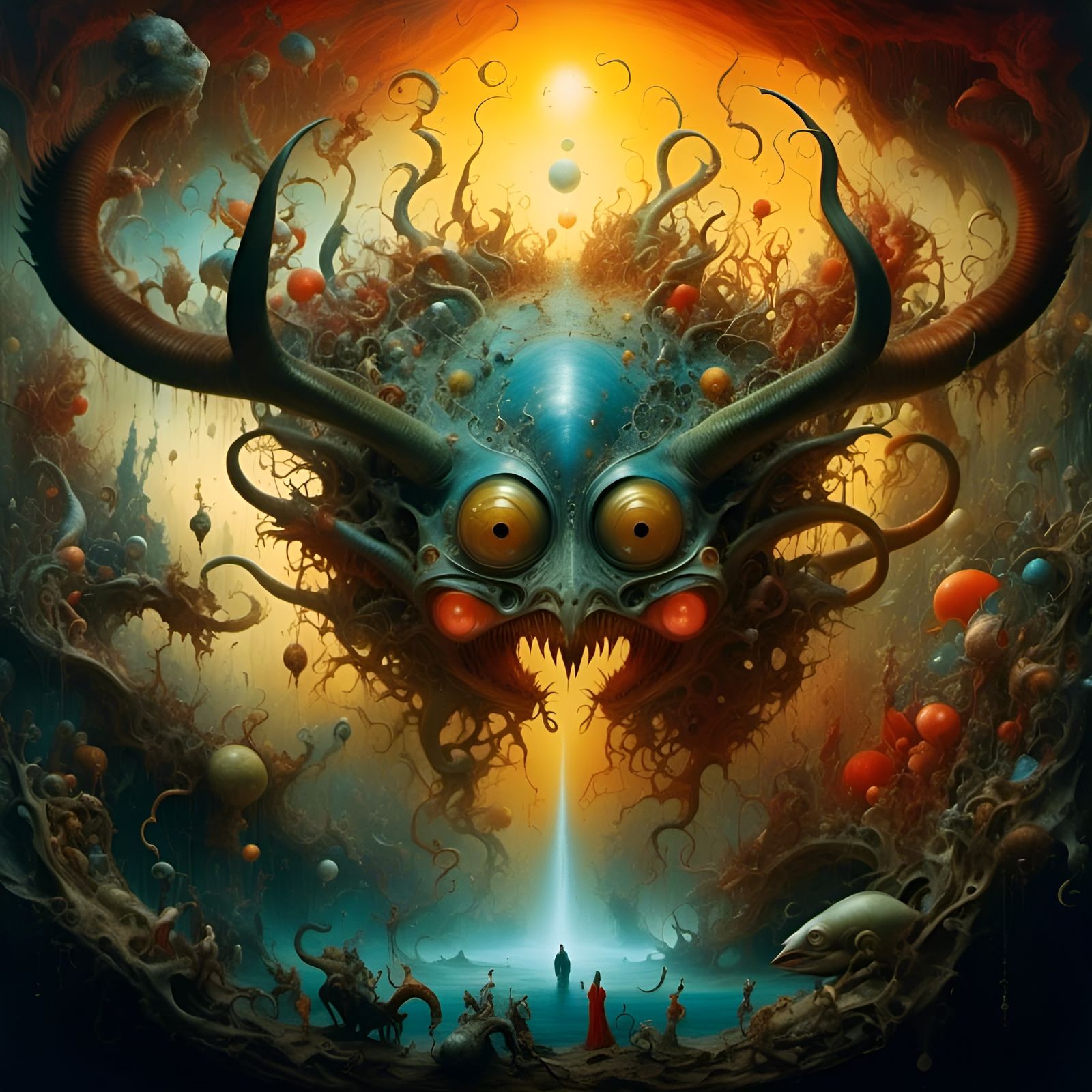 Surreal Fantasy Art at Cryptid Taxidermy Museum