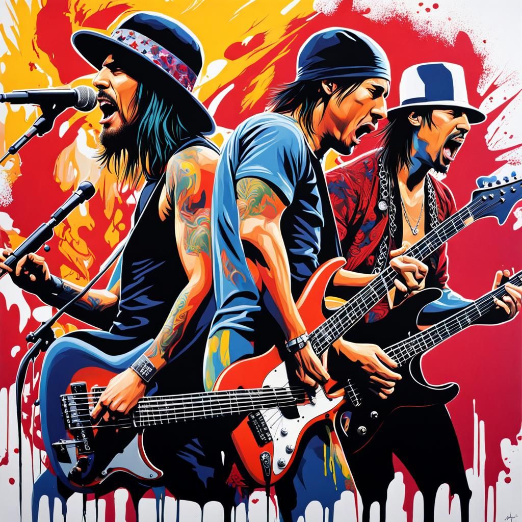 Red Hot Chili Peppers and Linkin Park, Graffiti Art