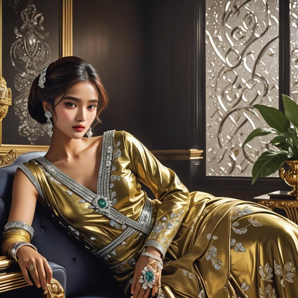 Luminous and Lush: An AI Interpretation of Beauty