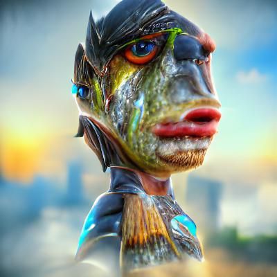 Abstract Image Created From Empty Prompt