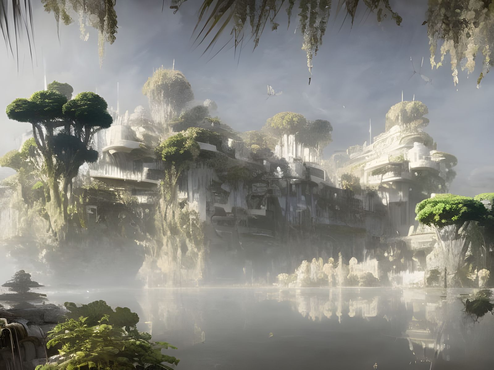 Surreal Futuristic House with Optical Illusions