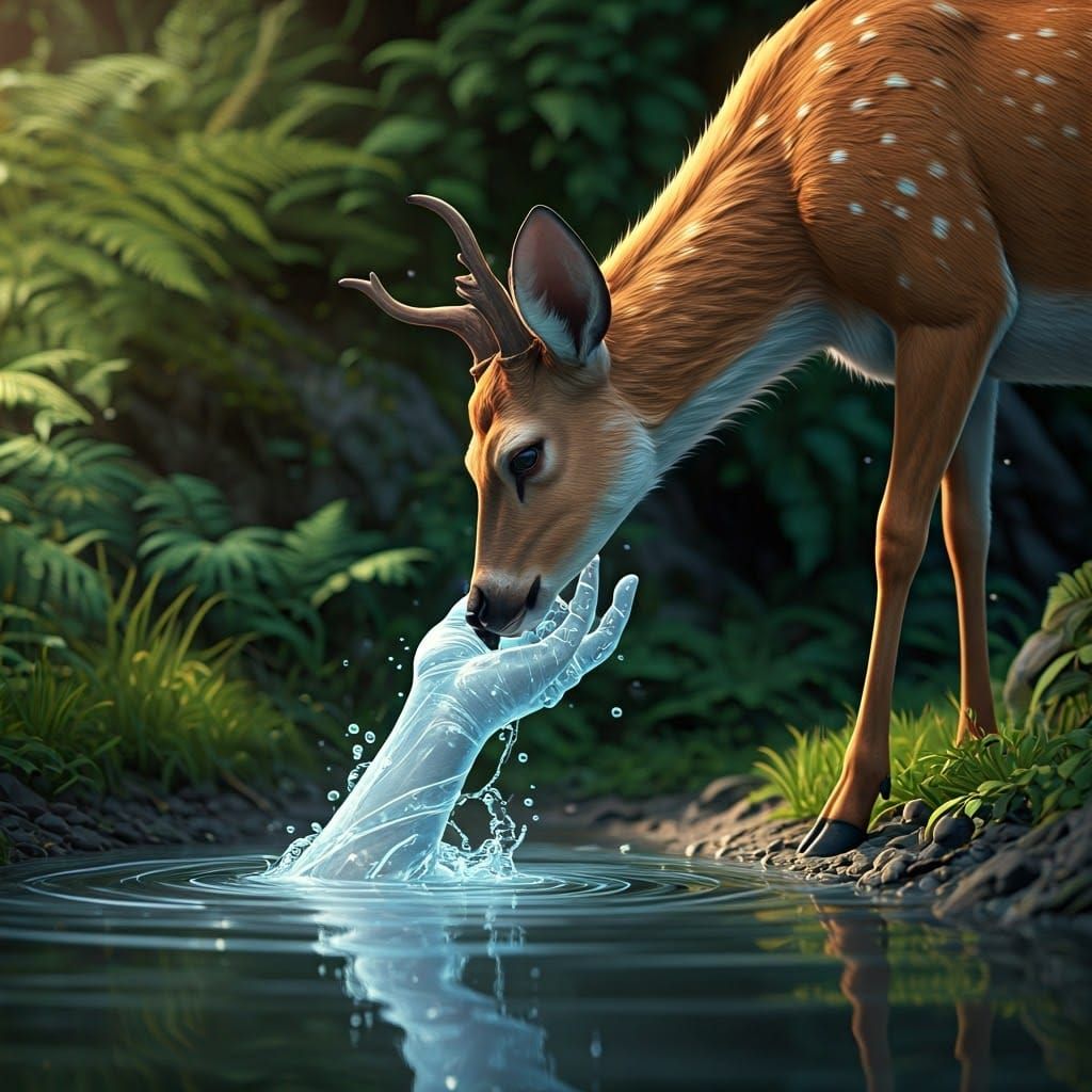 Ethereal Moment Captured in 3D Anime