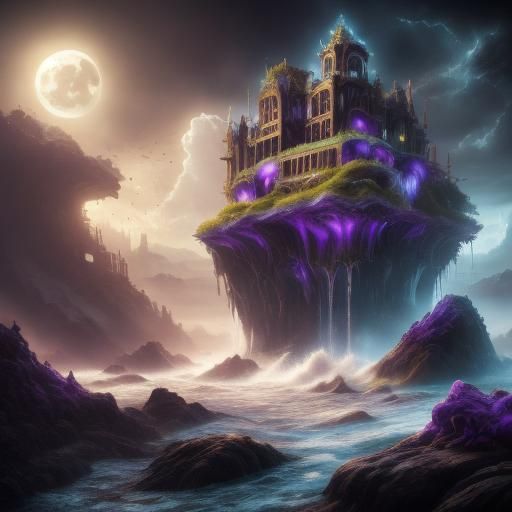 a long abandoned building...so who turned on the lights?