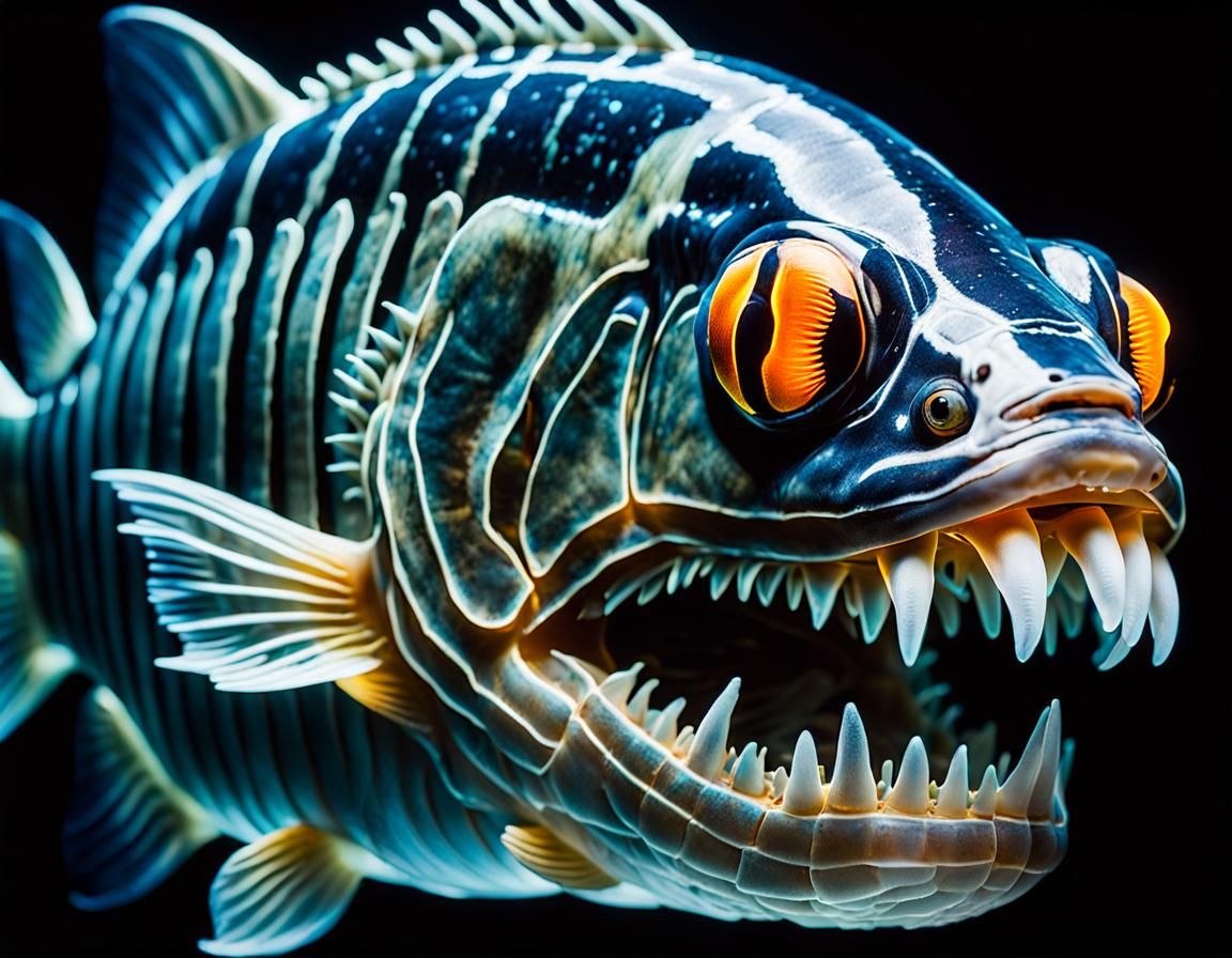 Abyssal Glassfish in Ultra Hyperrealism