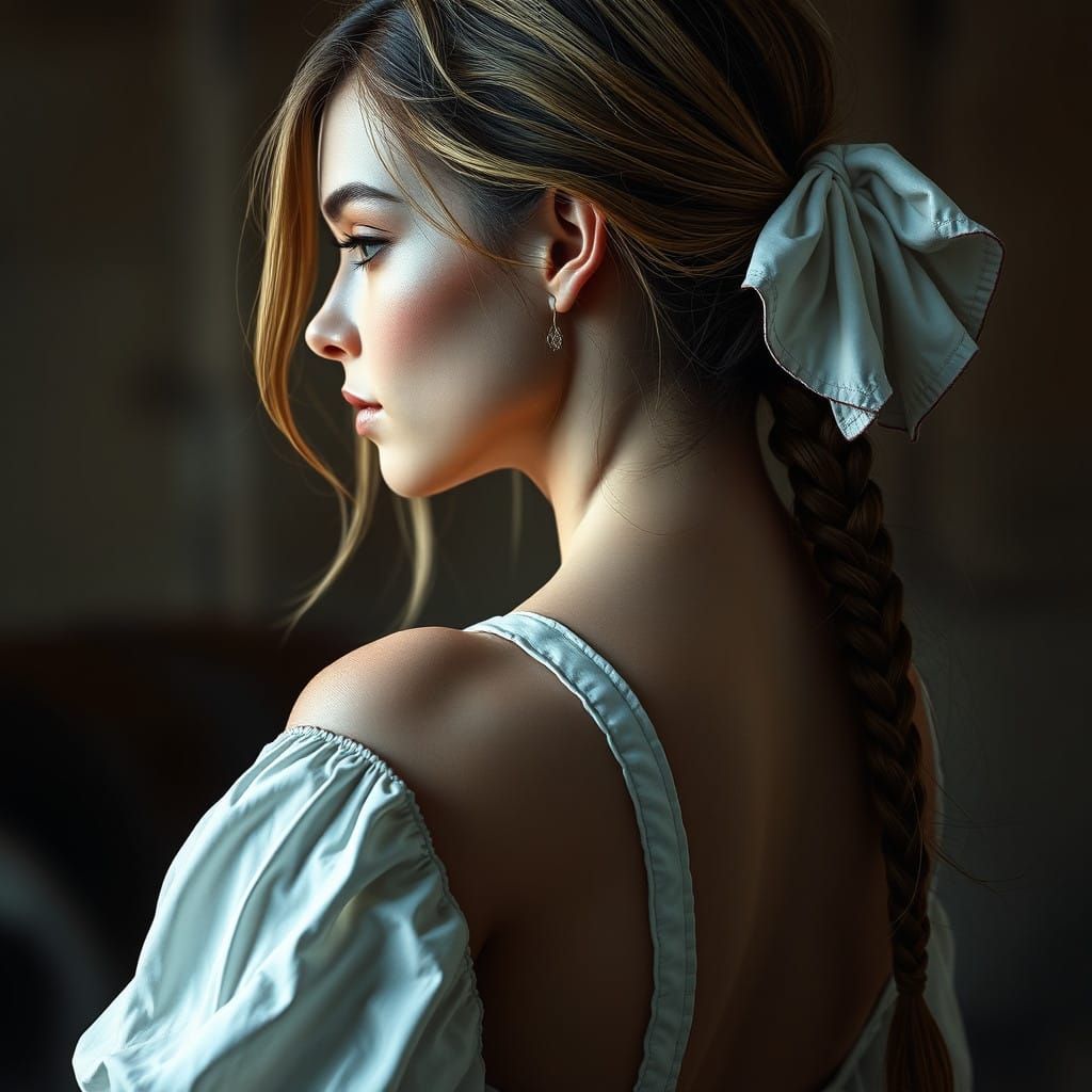 Milkmaid Goddess with Luxurious Cowtail