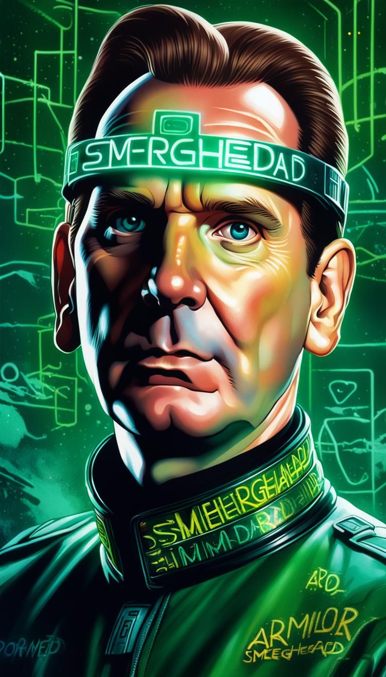 Arnold Rimmer: Graffitied