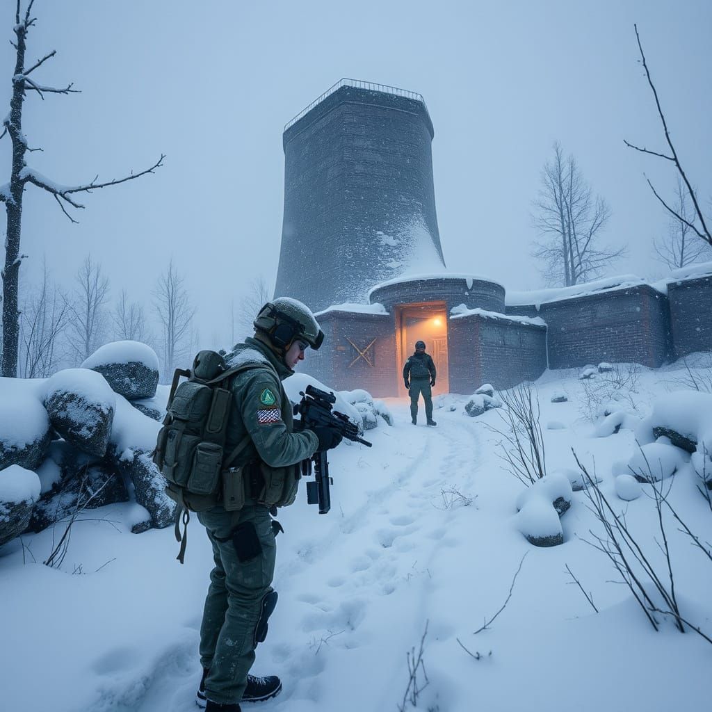 Special Ops Team Investigates Nuclear Winter Ruins