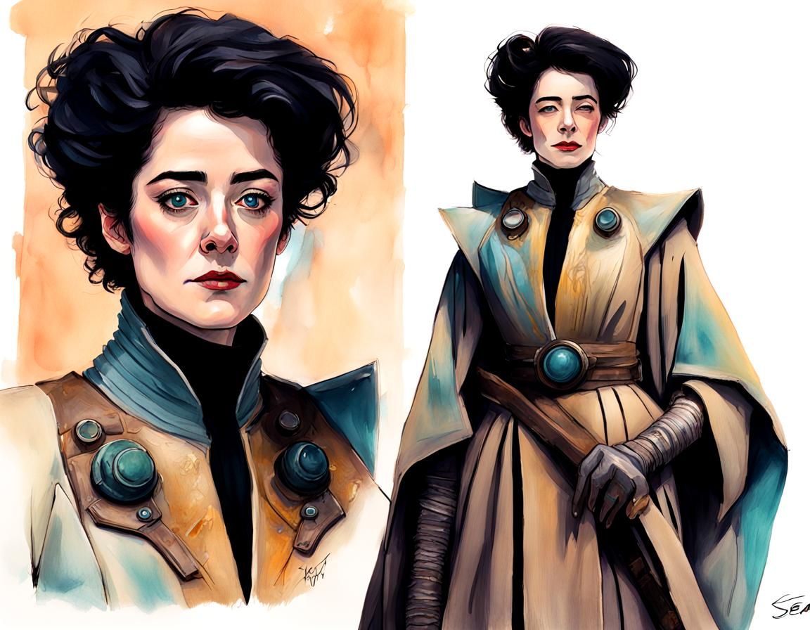 Chani Kynes as Grimm Storybook Illustration