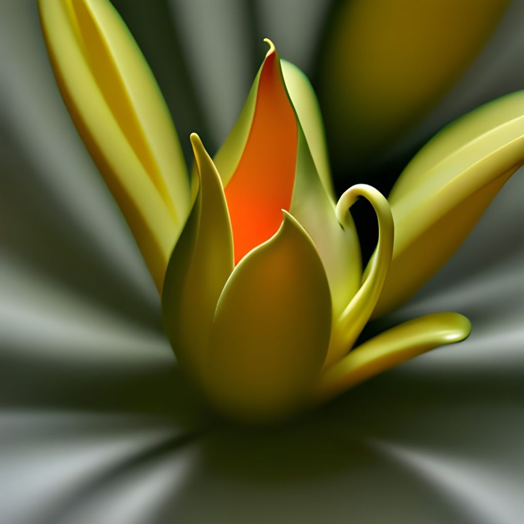 Tulip Teacups in Botanical Photography Style