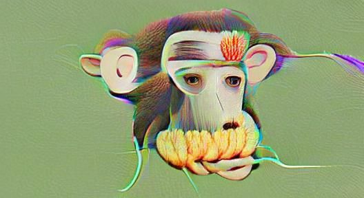 Cartoon Monkey NFT Image