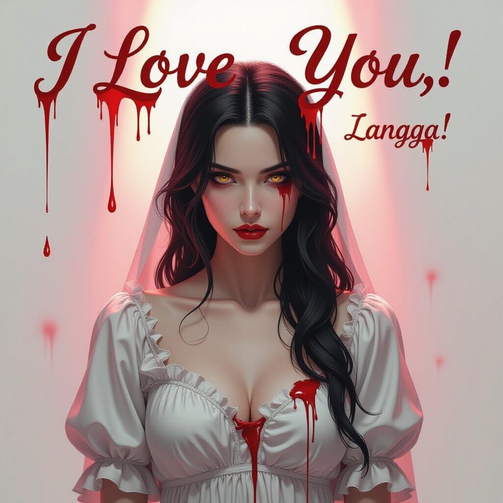 Elegant Bloody Script with Vengeful Spirit