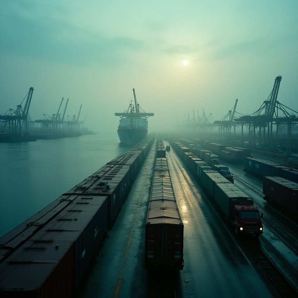 Dramatic Multimodal Transport Hub on Film