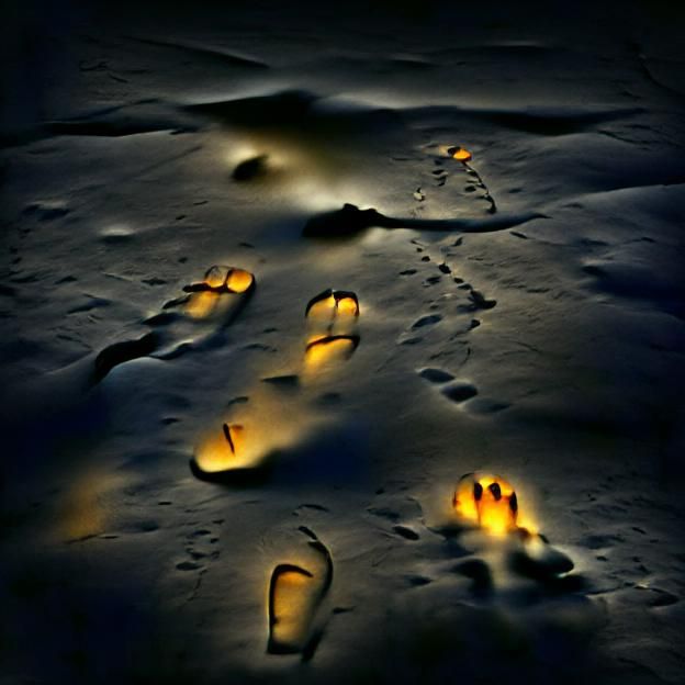 Footsteps in the Dark: A Mysterious Journey