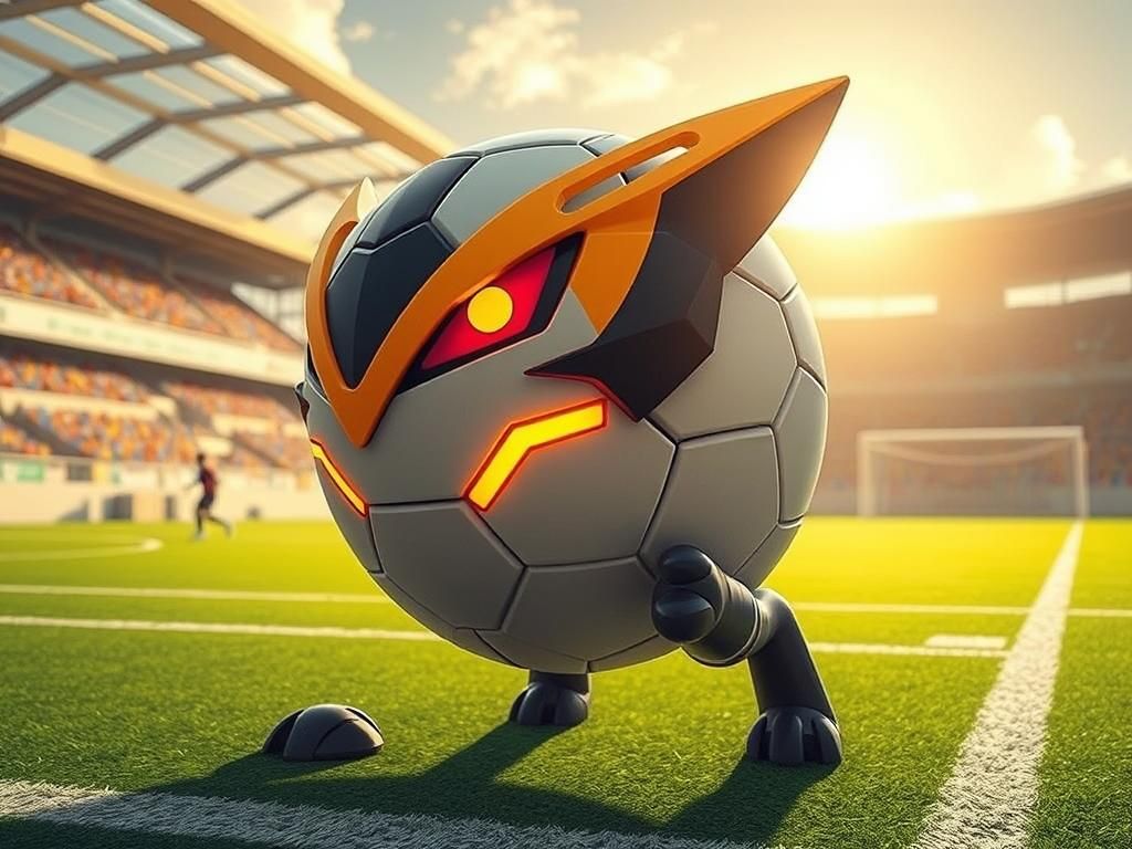 Geometric Soccer Ball Fakemon in São Paulo Court