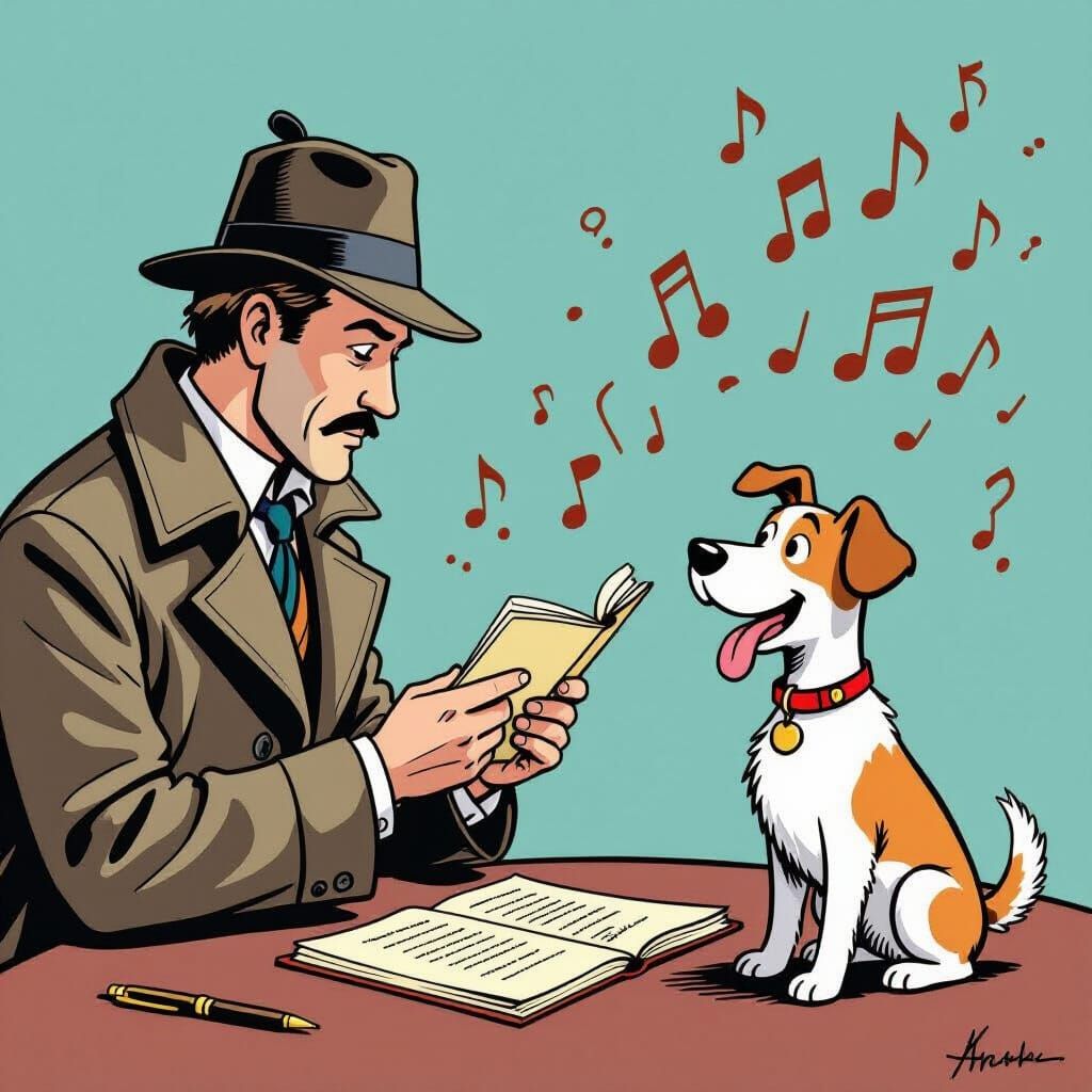 Sherlock Holmes and Tintin Solve a Riddle