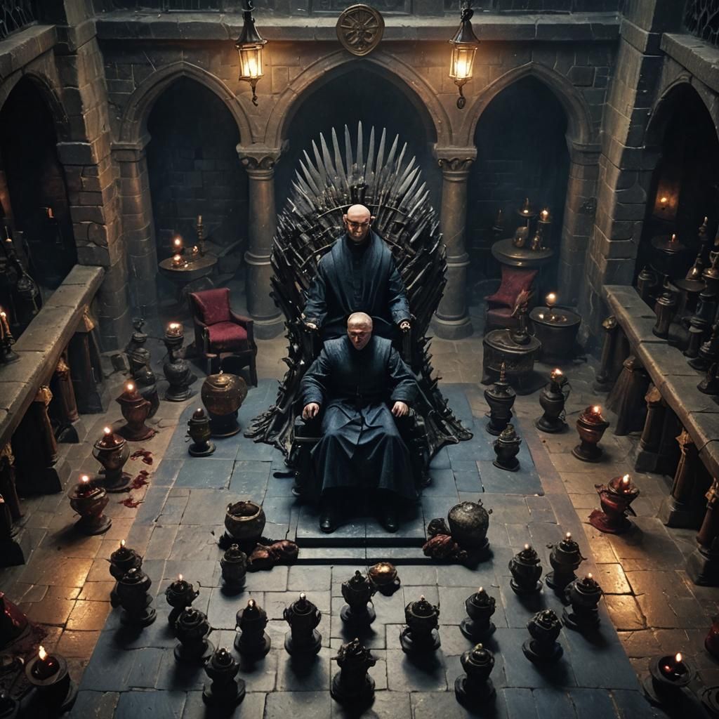 Gothic Portrait of Lord Varys in Oil Painting Style