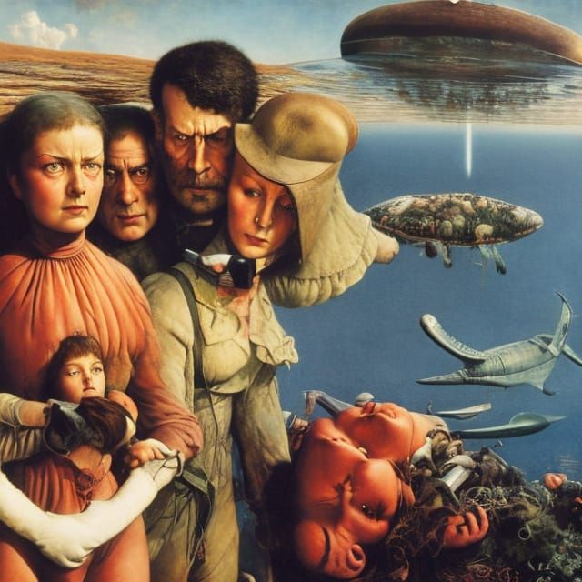 Surreal Antinatalist Dreamscape by Morski and Quay