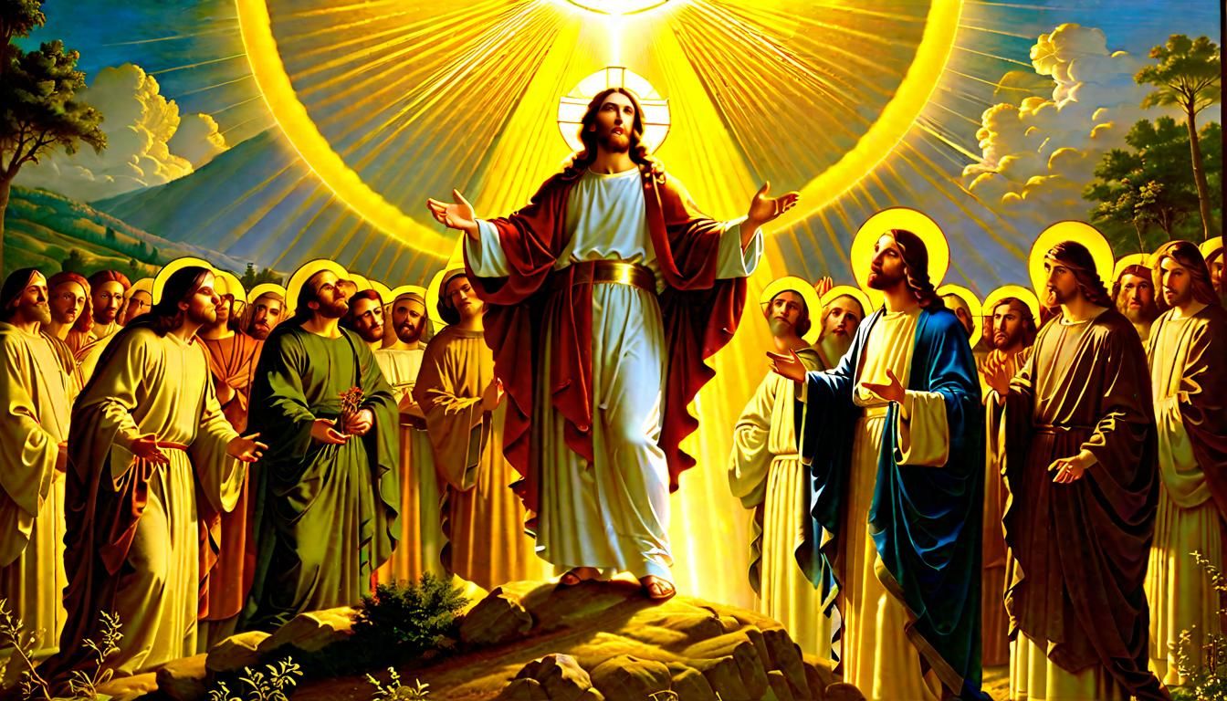 Christ's Transfiguration: A Digital Masterpiece in Epic Styl...