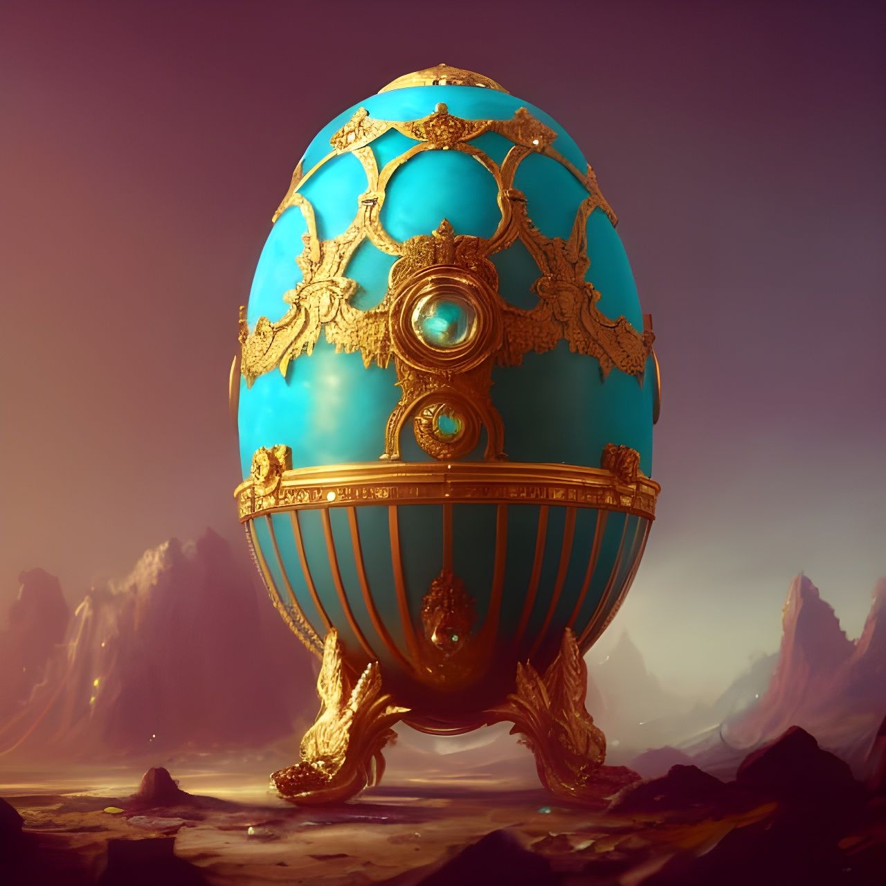 Alien Egg Spaceship