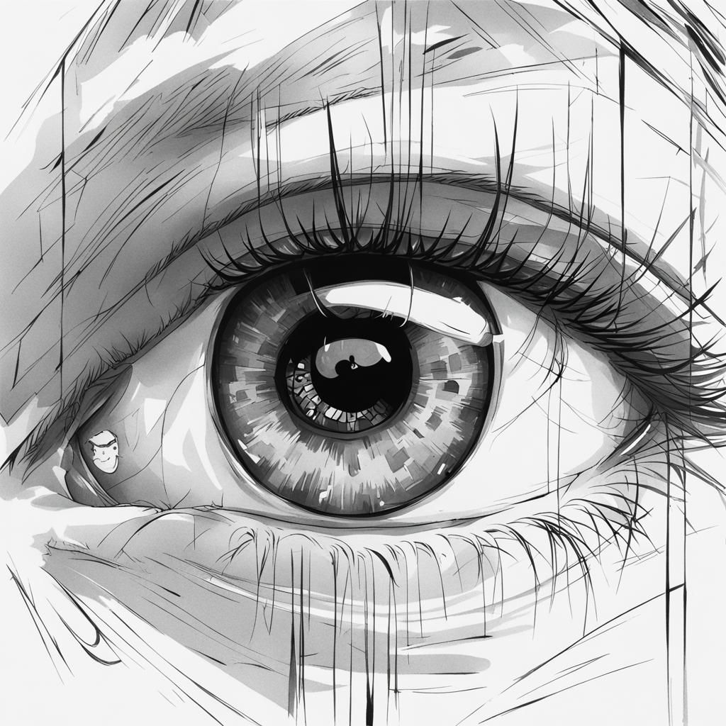 Anime Character with Exaggerated Expressions