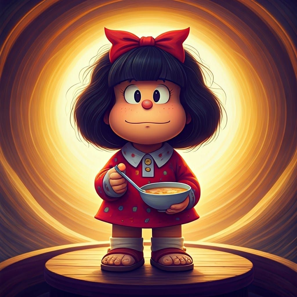 Mafalda Brings Comfort in Whimsical, 3D Anime Style