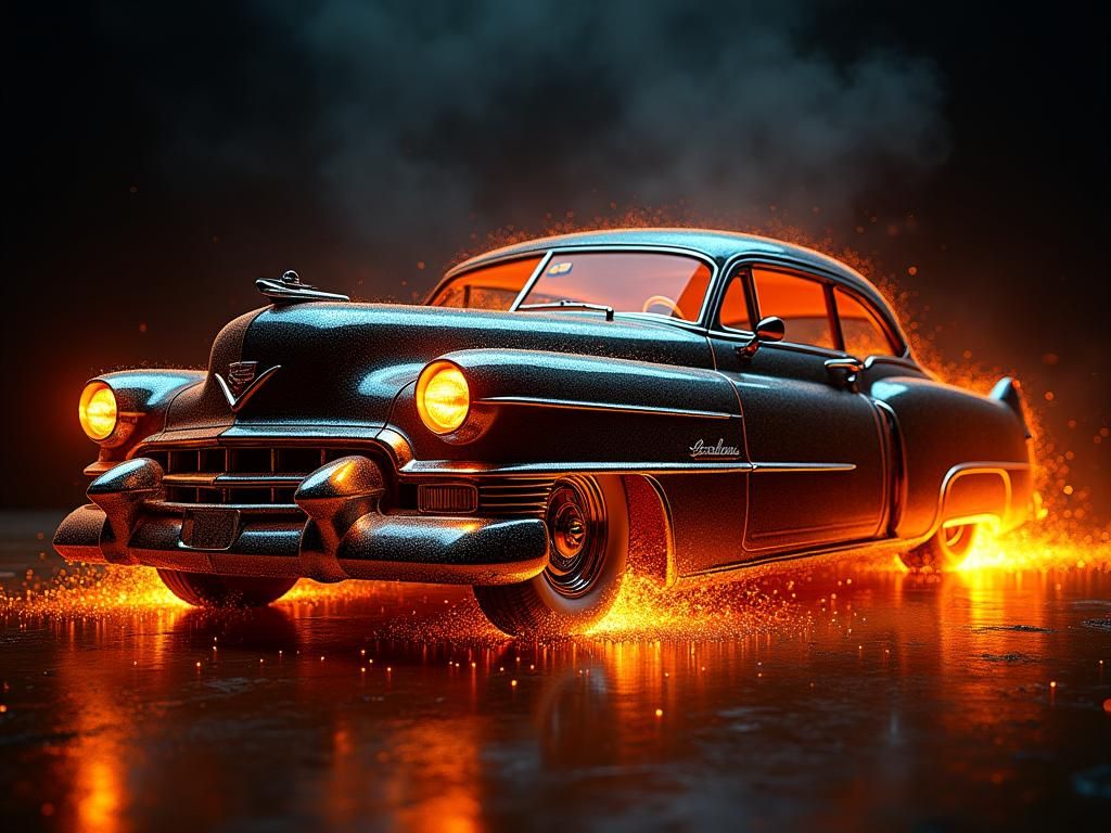 Hot Cadillac Coupe de ville '54 v.2
