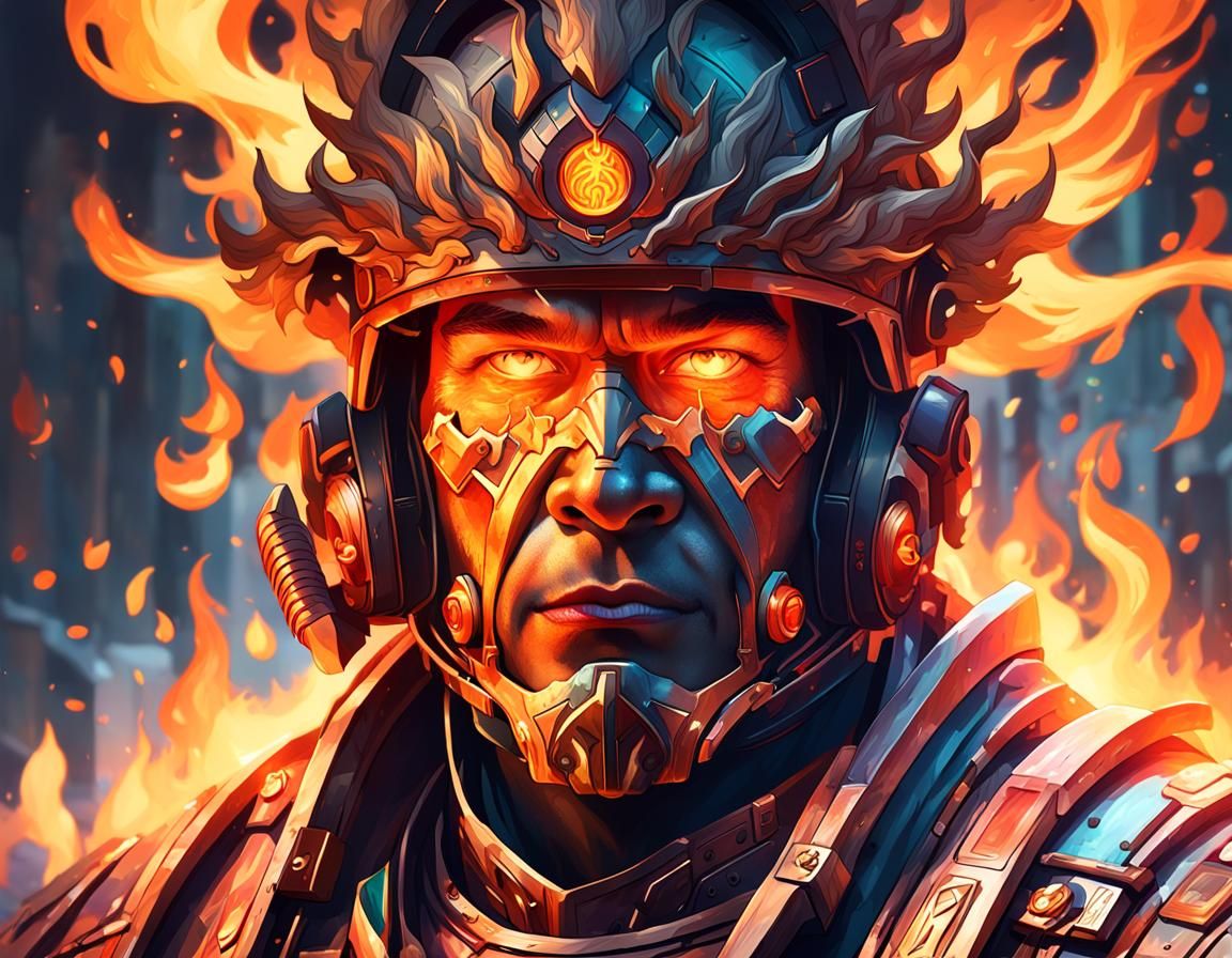 Fire man