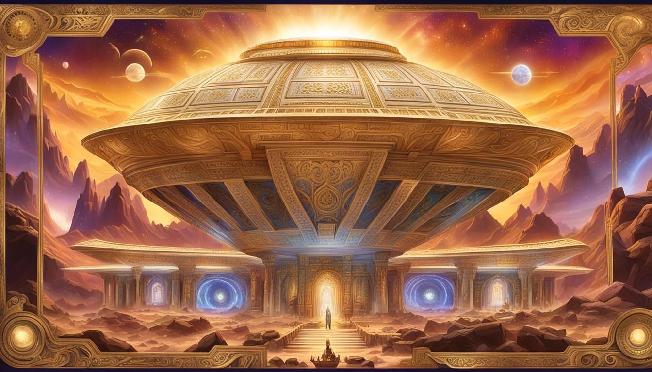 Divine Grand Master in Golden Atlantis Temple