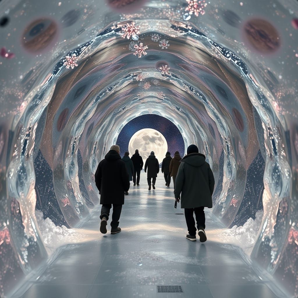Galaxial Planets in Toroidal Tunnel
