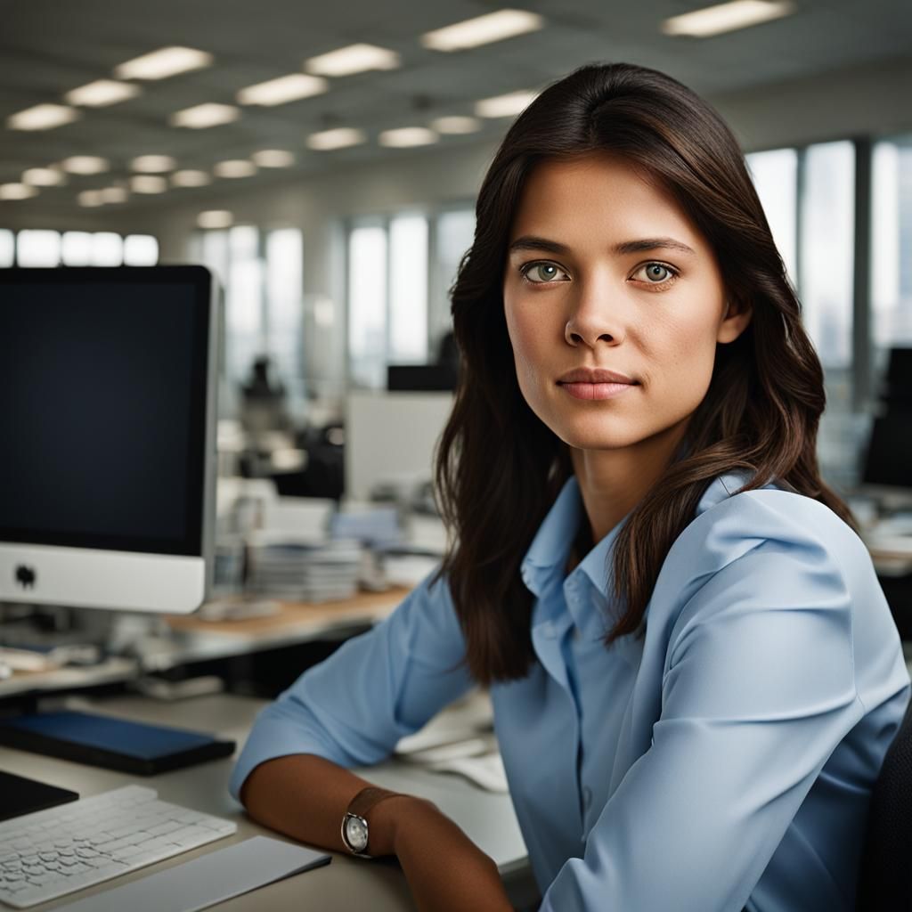 Professional Portrait of a Young Businesswoman