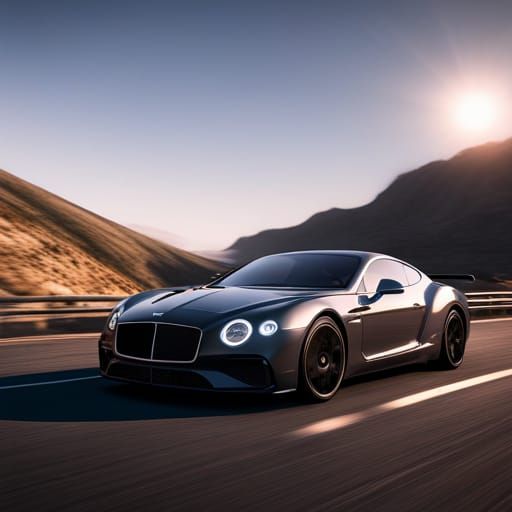 Black Bentley Arnage R: 3D Game Cinematic Render