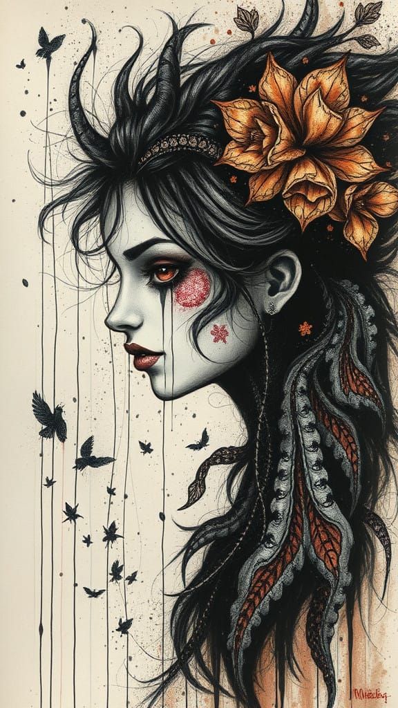 Nitram Charcoal Artistry, Carne Griffiths, Quentin Blake, Loux Xaz, Inspiration