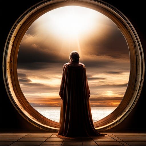 Mystical Orbs in Dramatic Atmospheric Scene