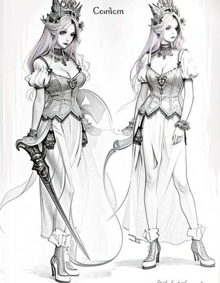 Gothic Dark Fantasy Portrait in Intricate Sugar Skull Makeup