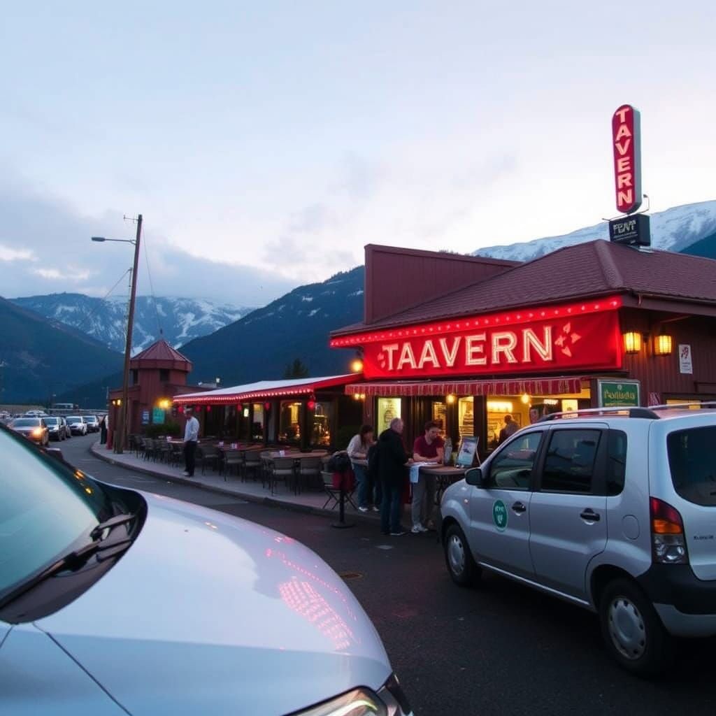 Tautogram Taken to Travel Tavern AI Art