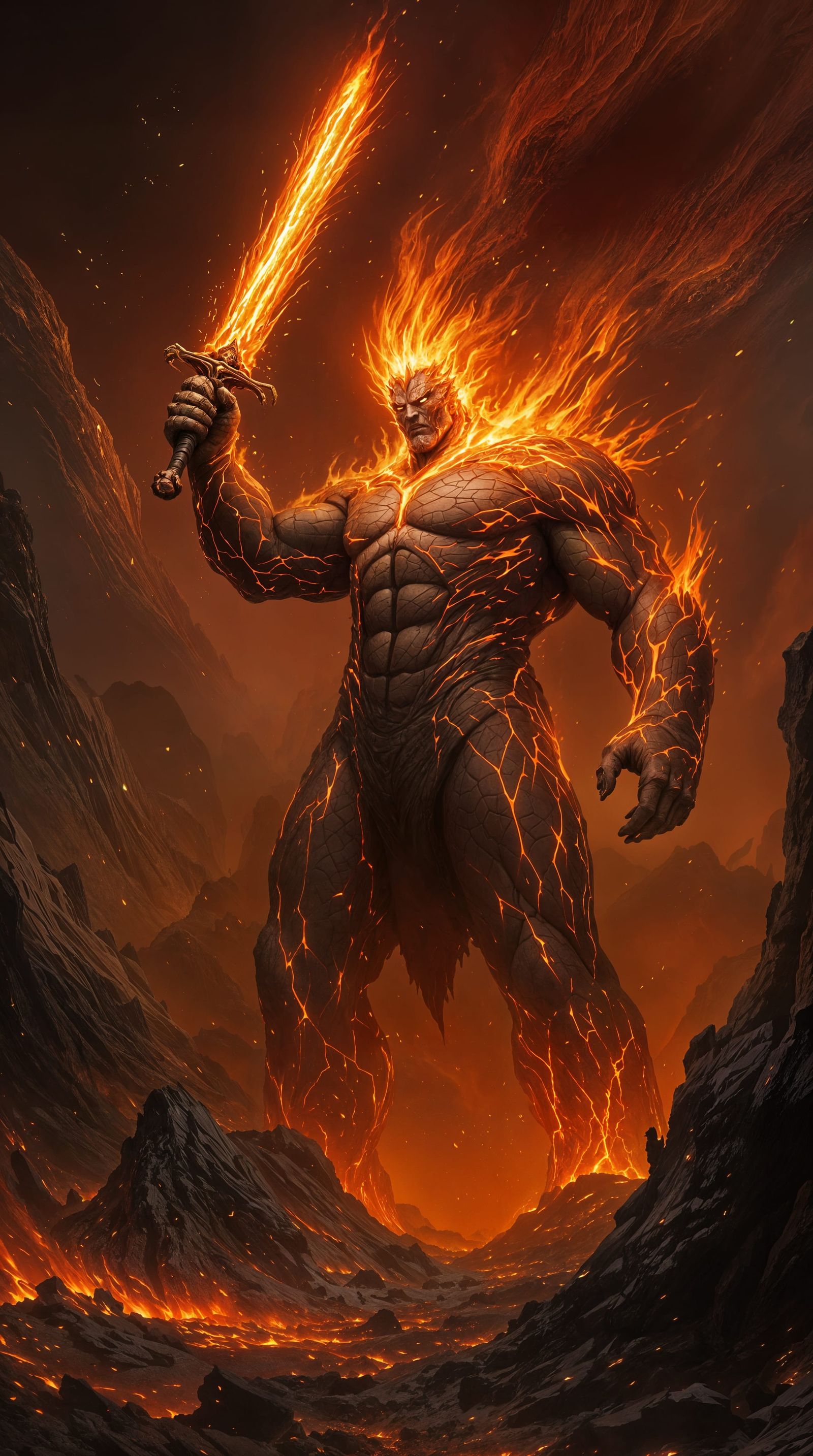 Primordial Fire Titan Rises