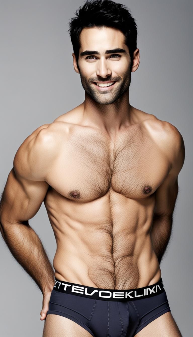 Man in Underwear AI Generated Image