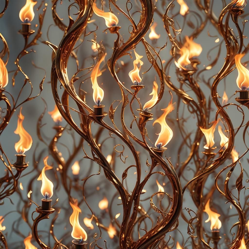 Surreal Flame Analyzes Thoughts in Dreamy Glow