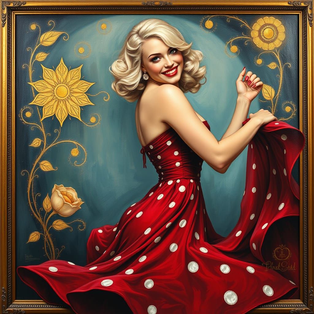 Golden Goddess of Rockabilly Dreams