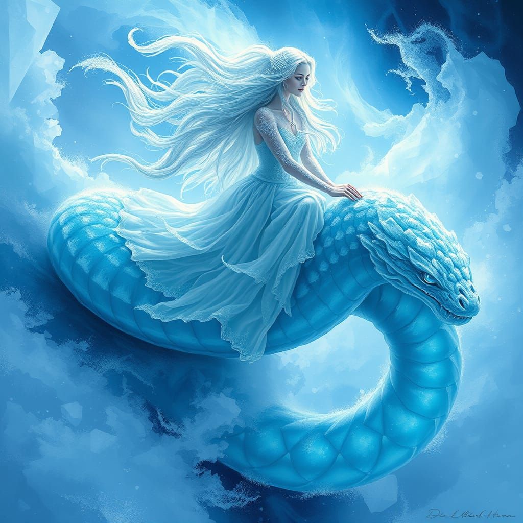 Crystal Goddess on Majestic Ice Anaconda