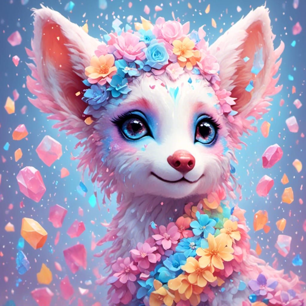 Pastel Composition of Varied Objects