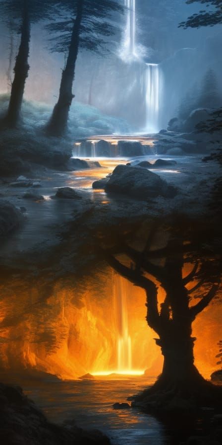 Waterfall of Light