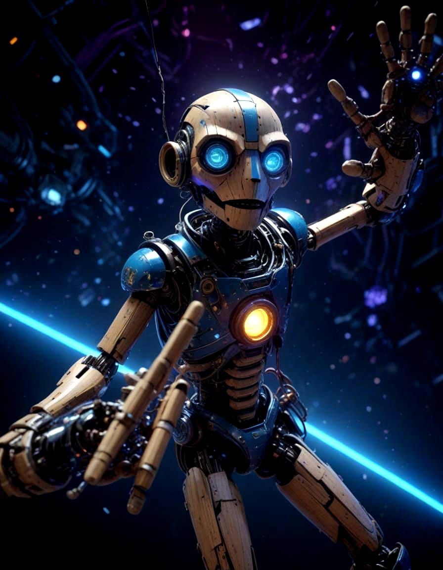 Cyber Boy Lost in Cosmic Wilderness