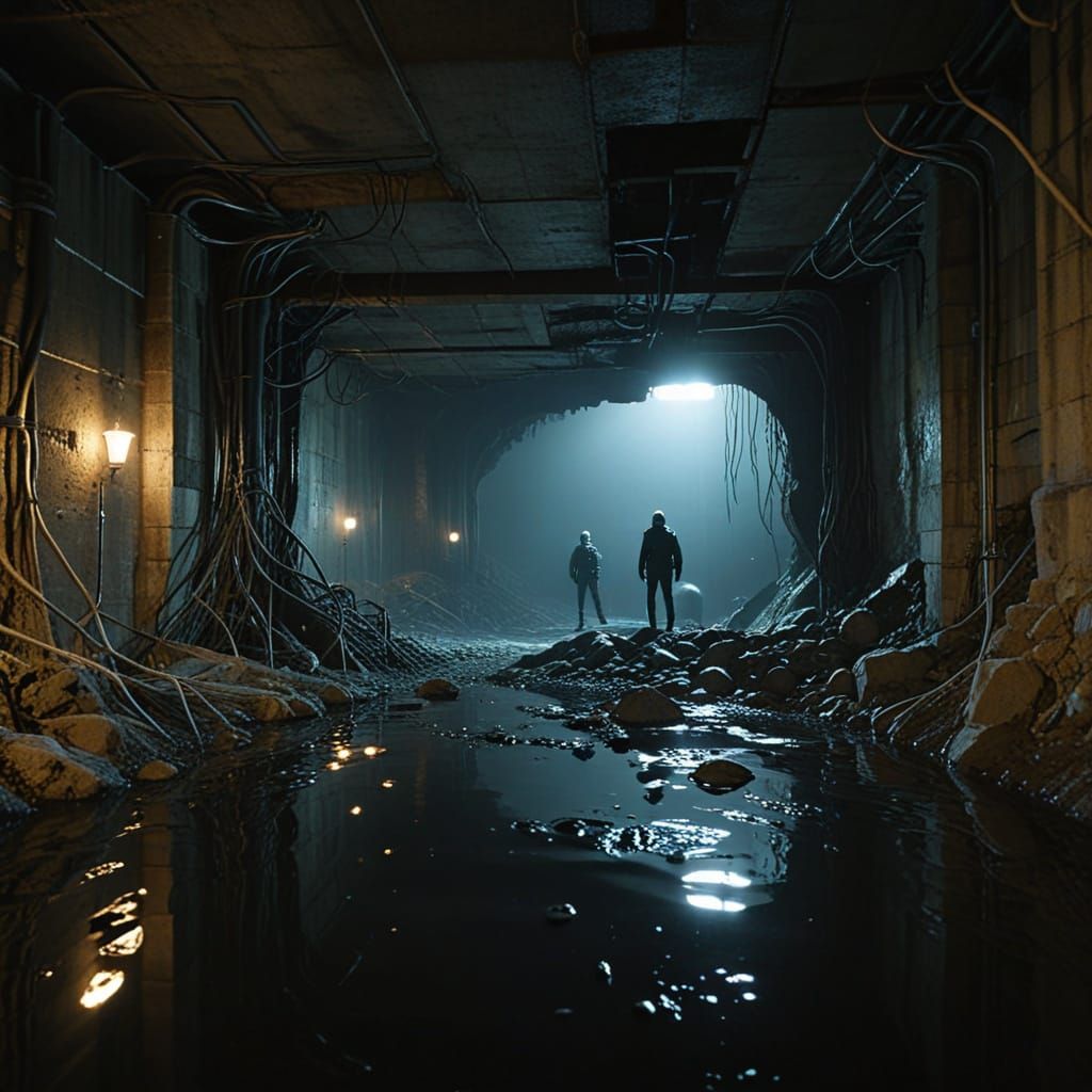 Surreal Landscape of the Underworld Depths