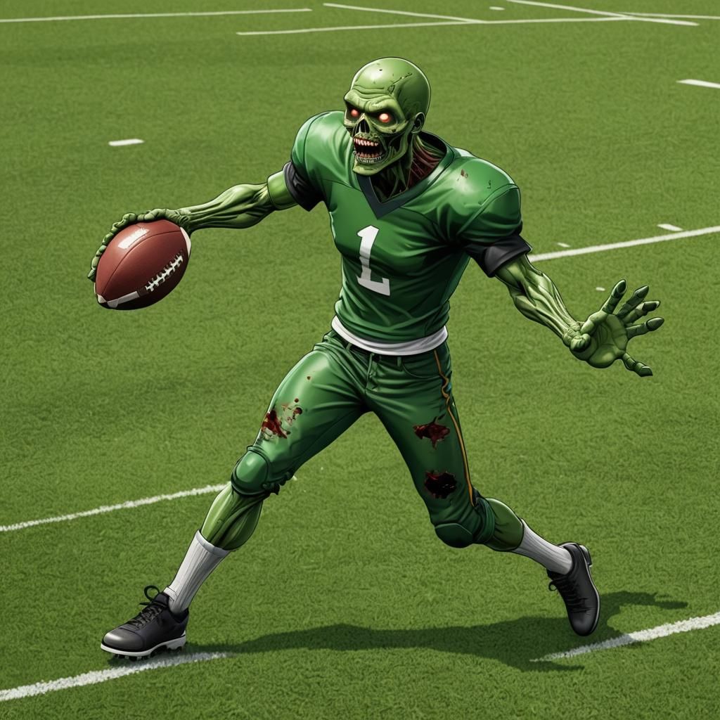 zombie football player