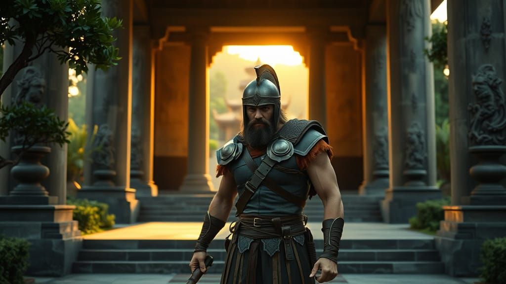 Greek Warrior Finds Serenity in Buddhist Temple