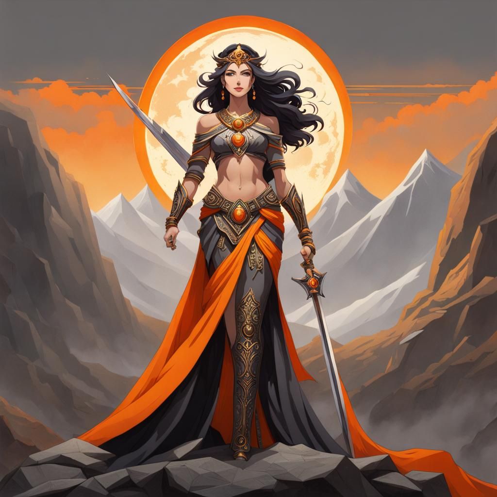 Goddess of Rock and Order: Fantasy Art