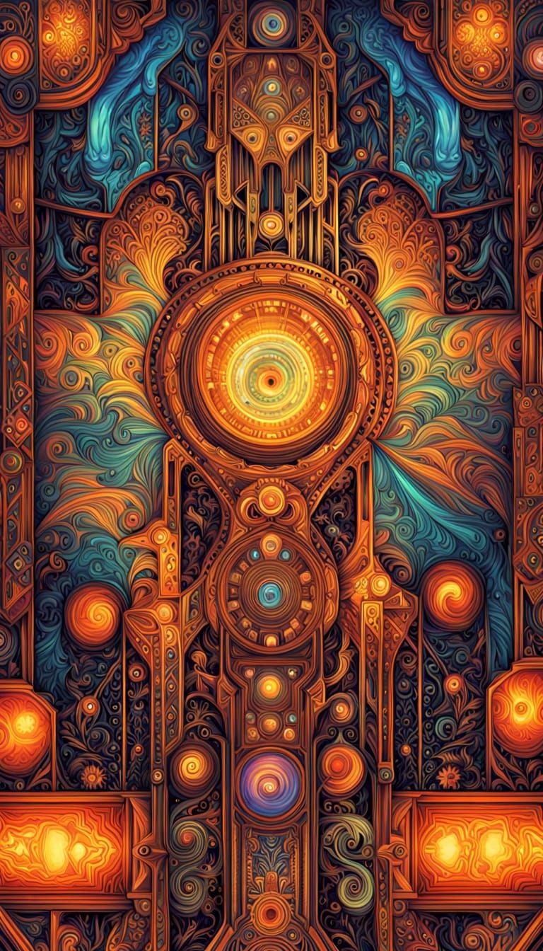 Metropolis Set Design: City Skyline & Robot