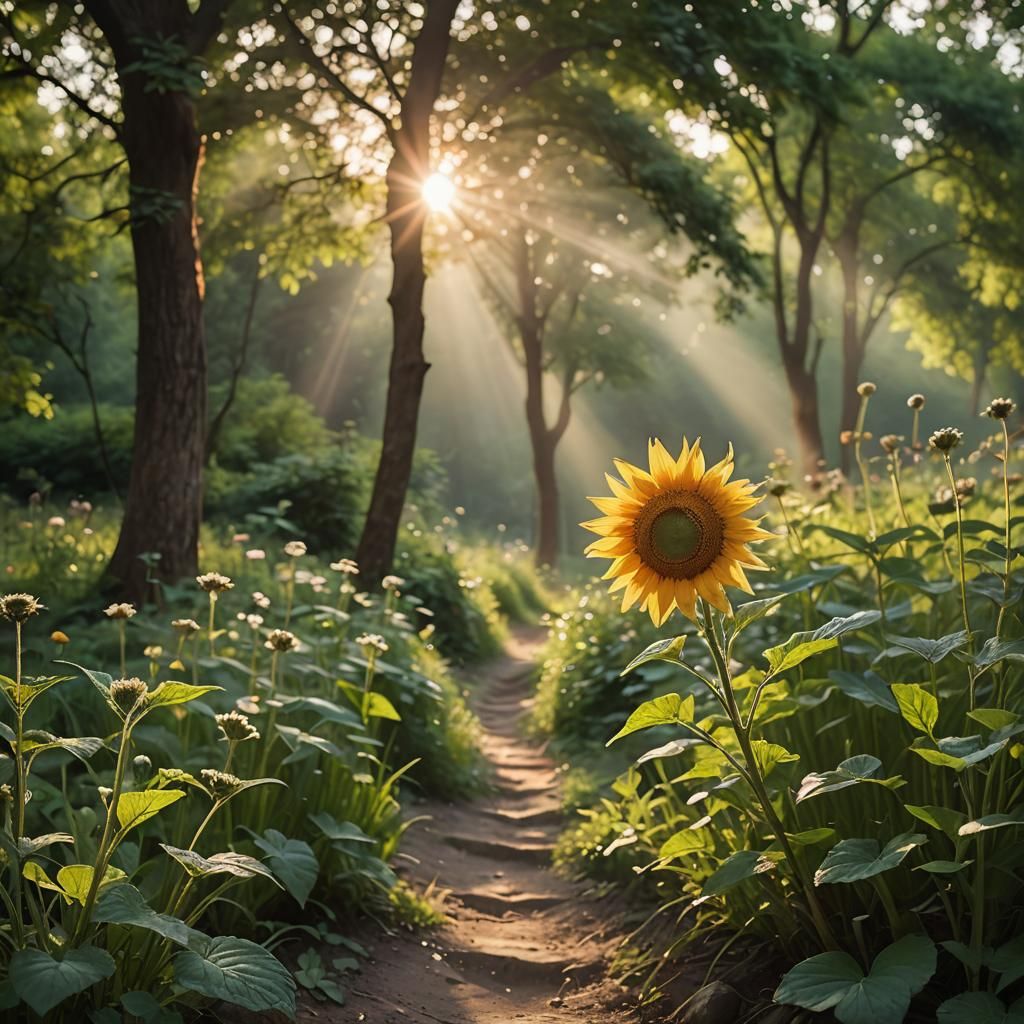 Warm Summer Morning Landscape Photography